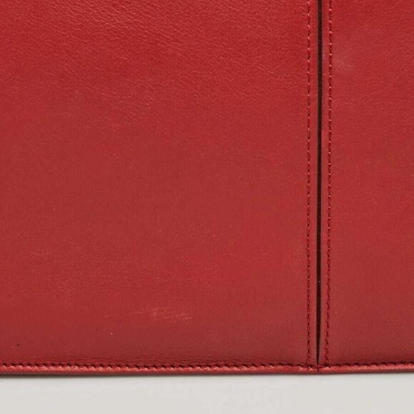 Celine Dark Claycourt Smooth Leather Trifold Clutch Bag - Picture 6 of 12